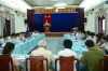 Đoàn kiểm tra của Uỷ ban quốc gia về thanh niên Việt Nam làm việc tại Quảng Trị.